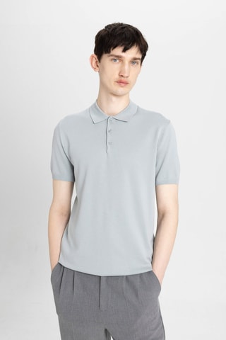 Polo Slim Fit - Lichtgrijs