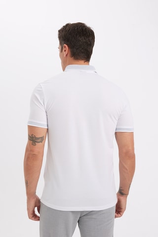 Polo slim - Branco