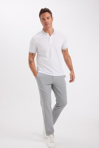 Polo slim - Branco