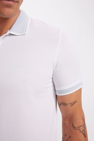 Polo slim - Branco