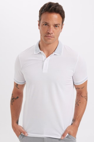 Polo slim - Branco