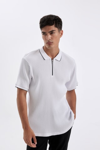 Polo slim - Branco