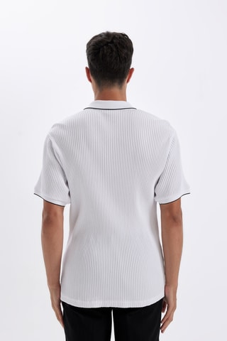 Polo slim - Branco