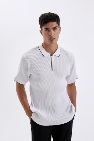 Polo slim - Branco