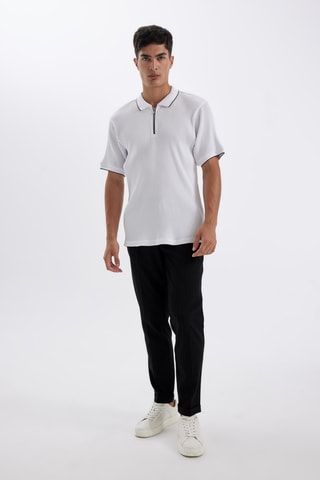 Polo slim - Branco