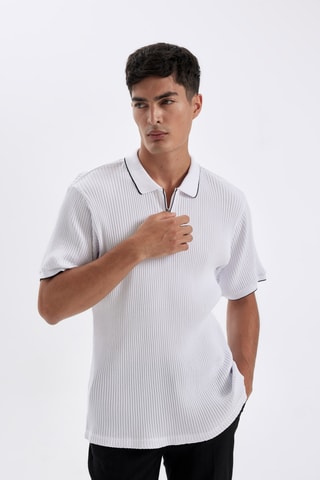Polo slim - Branco