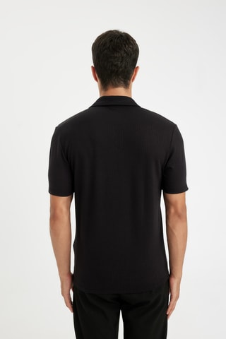 Polo slim - Preto