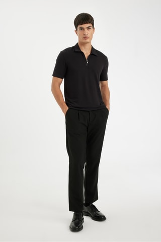 Polo slim - Preto
