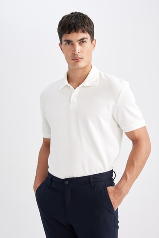 Polo regular - Branco