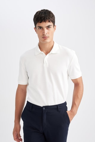 Polo regular - Branco