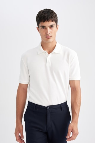 Polo regular - Branco