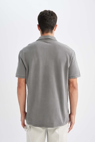 Polo regular - Cinzento
