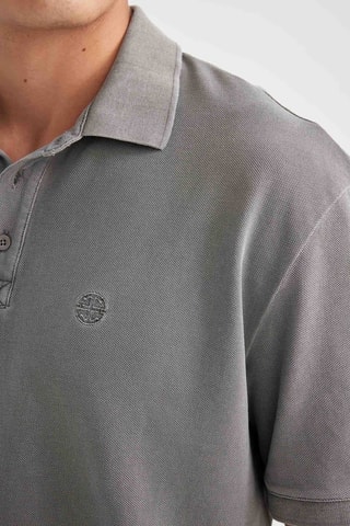 Polo regular - Cinzento