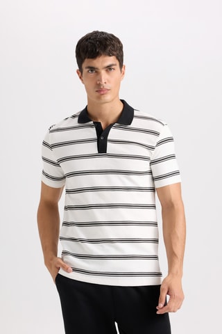 Polo slim - Branco