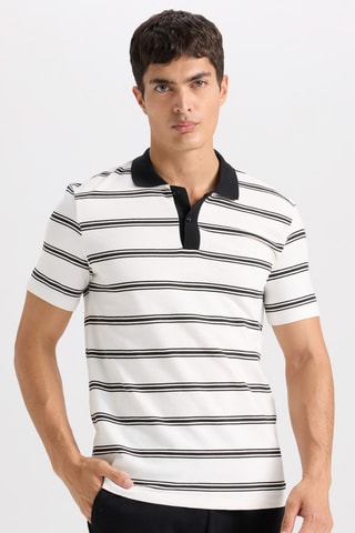 Polo slim - Branco