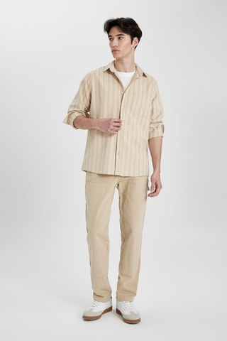 Camisa regular - Bege