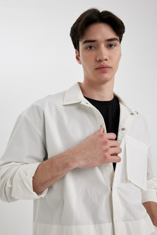 Camisa oversize - Cru