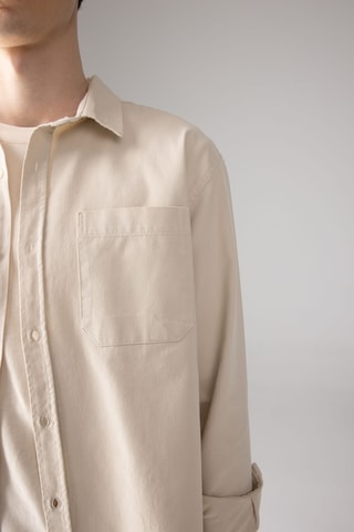 Overhemd relaxed - Beige