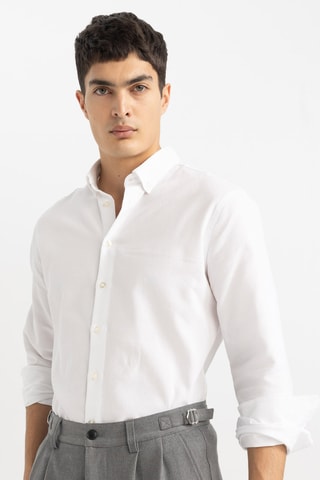 Overhemd Regular Fit - Wit