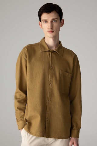 Camisa oversize - Caqui