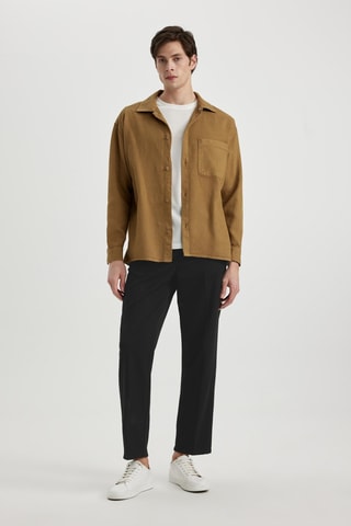 Camisa oversize - Caqui