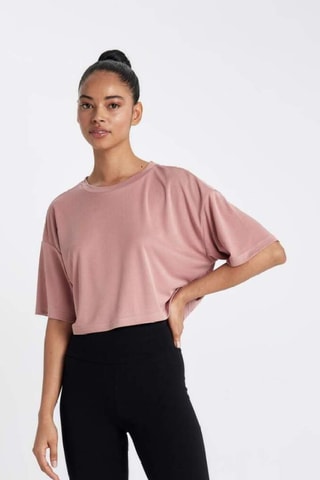 Crop top - Rosa-velho