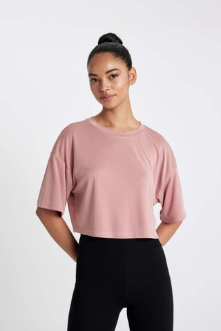 Crop top - Rosa-velho
