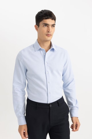 Overhemd Slim Fit - Lichtblauw