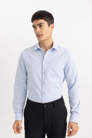 Overhemd Slim Fit - Lichtblauw