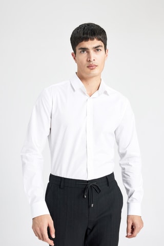 Overhemd Slim Fit - Wit