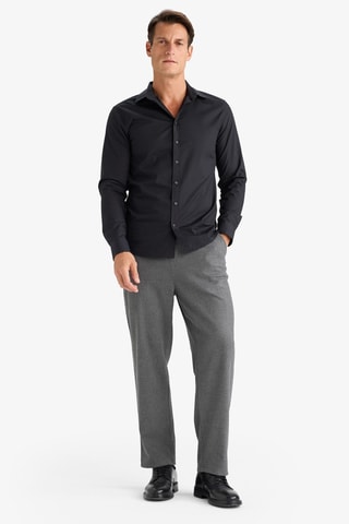 Overhemd Slim Fit - Zwart