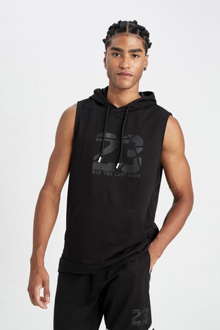 Mouwloze Sweater - Zwart
