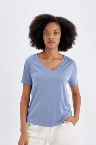 T-shirt regular - Índigo