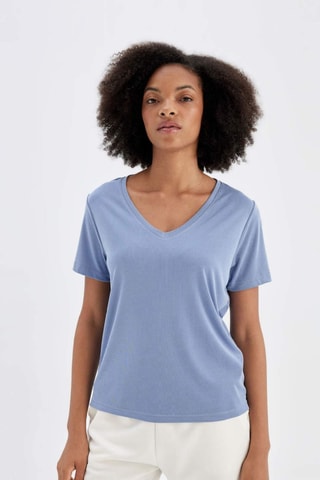 T-shirt regular - Índigo