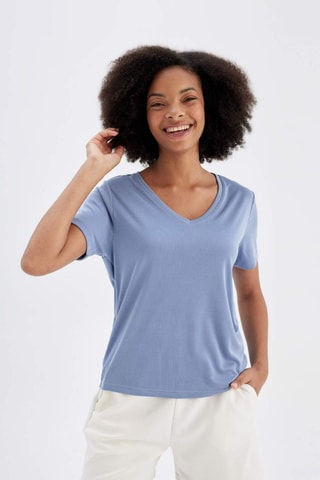 T-shirt regular - Índigo