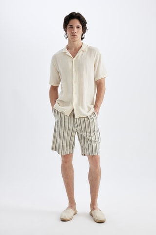 Bermudas regular - Bege