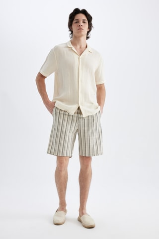 Bermudas regular - Bege