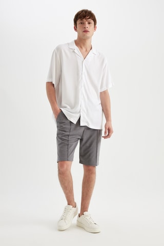 Bermudas relaxed - Cinzento
