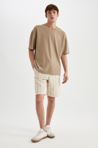 Bermudas regular - Bege