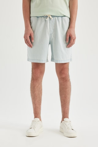 Bermudas relaxed - Azul-claro