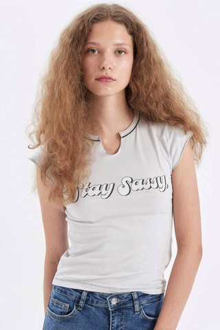 T-shirt - Cinzento