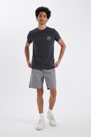 Bermudas relaxed - Cinzento