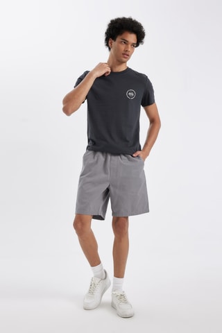 Bermudas relaxed - Cinzento