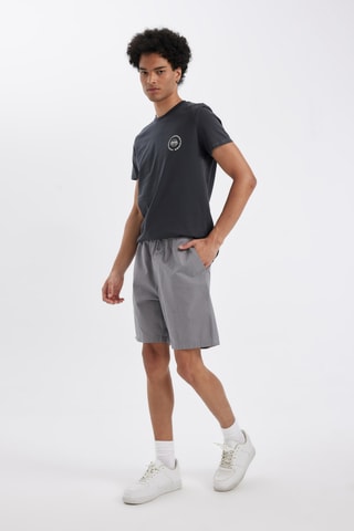 Bermudas relaxed - Cinzento