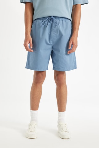 Bermudas relaxed - Azul-claro