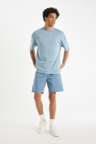 Bermudas relaxed - Azul-claro