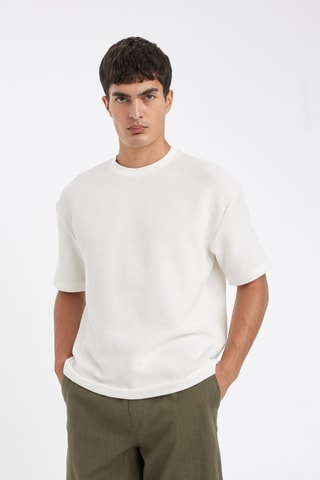 Bermudas relaxed - Verde-caqui