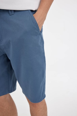 Bermudas direitas - Azul