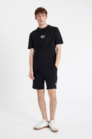 Calções skinny - Preto
