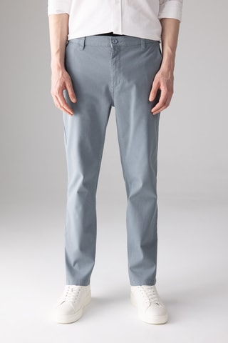 Calças chino regular - Azul